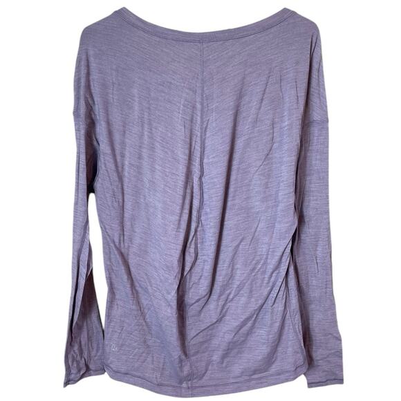 Lululemon Women’s Sz 8 Purple Long Sleeve Top - Picture 5 of 5
